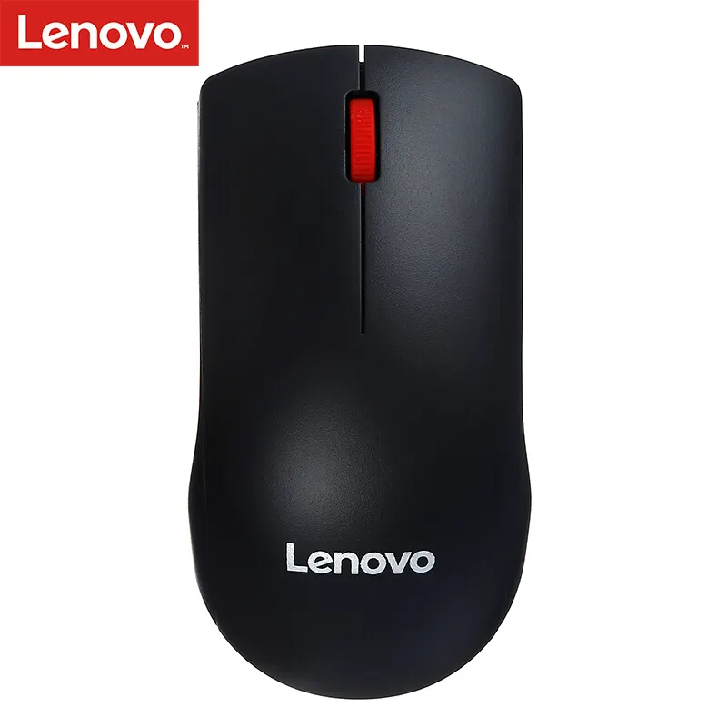 Lenovo-ratón óptico inalámbrico M120Pro Original, con rodillo de goma roja de 1000DPI, para uso en el hogar y la oficina, para ordenador portátil y de escritorio