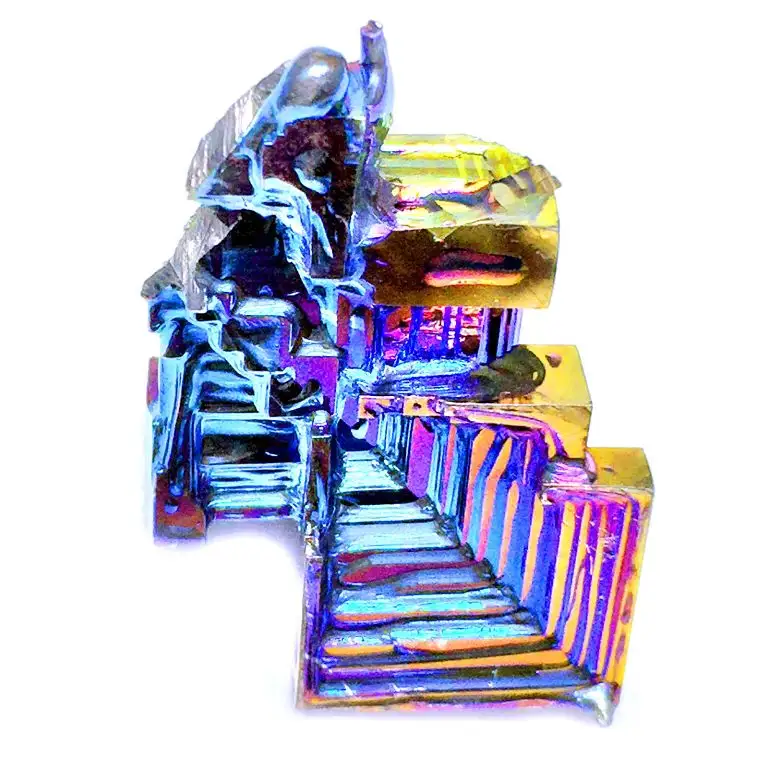 Para arte coleccionable al por mayor mineral crudo cristal natural Bismuth iron ore