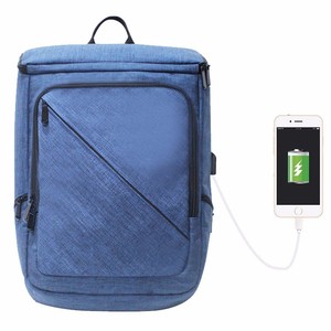 USB充電ポートバッグ付きの新しいデザインのメンズスクールバックパックラップトップバッグ