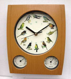 12 Loại Đồng Hồ Treo Tường Âm Thanh Cổ Chim Cổ Điển Với Nhiệt Độ Độ Ẩm - Product Image 1