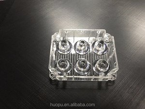 工厂定制用于发光二极管照明的光学塑料发光二极管透镜反射器 - Product Image 2