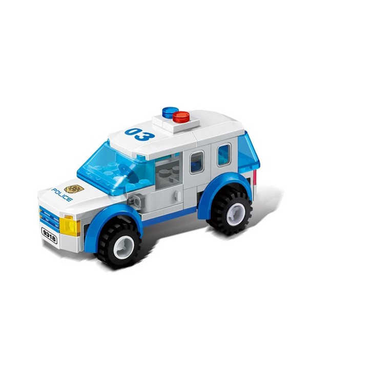 870 PCS ABS Police Station Kids Toy Game Educational Toy Building Blocks for OEM/ODM