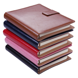 A5 6-Ring-Notizbuch mit 100 Blatt PU-Leder <span class=keywords><strong>Spiral</strong></span> gebundenes College-Tagebuch mit Telefon halter und Taschen Stil Lose blatt