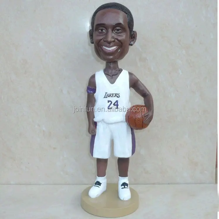 ESTATUILLA Bobble Head, Bobble cabeza figura, encargo jugador de fútbol Bobble head