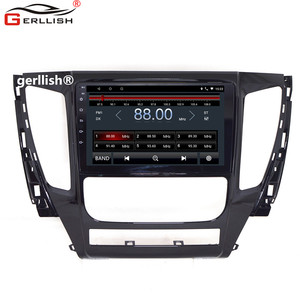 9 "Màn hình cảm ứng <span class=keywords><strong>Android</strong></span> Car DVD đa phương tiện Video Player cho MITSUBISHI PAJERO thể thao 2015 2018 GPS navigation được xây dựng trong Wifi - Product Image 2