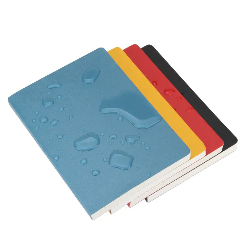 All Weather Impermeabile Pietra Carta Notebook con cuoio legante