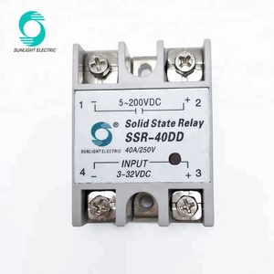 SSR-40DD 40A 3-32VDC入力5-60VDC出力dc dc ssrソリッドステートリレー - Product Image 2