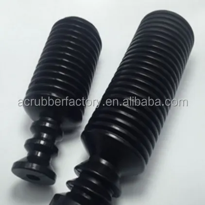 Su misura in gomma pvc tubo corrugato/pvc tubo di aspirazione in gomma metallo boccola del manicotto di gomma molla ad aria soffietto