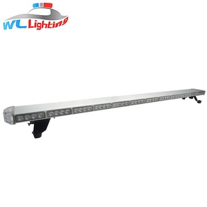 GDWLLIGHTING黄色镜头55英寸全尺寸长灯条拖车犁车顶琥珀色超薄琥珀色发光二极管频闪警示灯条