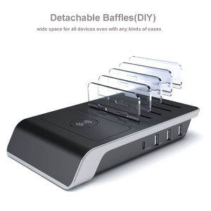 USB Charging Station for Multiple Devices for <strong>Apple</strong> for Android Charging Station Organizer Phone Charger Station Charging - Product Image 2