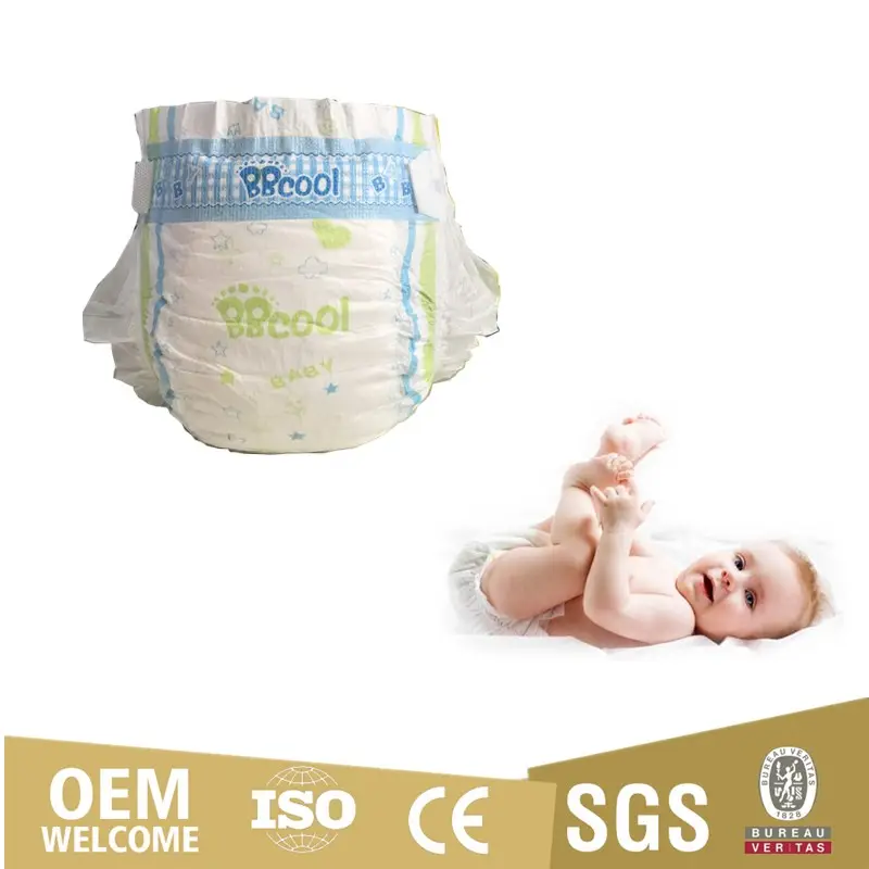 Fralda de papel higiênica para bebês, fraldas descartáveis de fábrica da china
