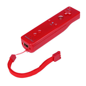 WIIリモコンシリコンケースとストラップ用の2in1内蔵モーションプラスリモートコントローラーゲームパッド - Product Image 4