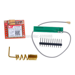 最小 gps gsm 模块 SIM800L GPRS GSM 模块 MicroSIM 卡核心板四频 TTL