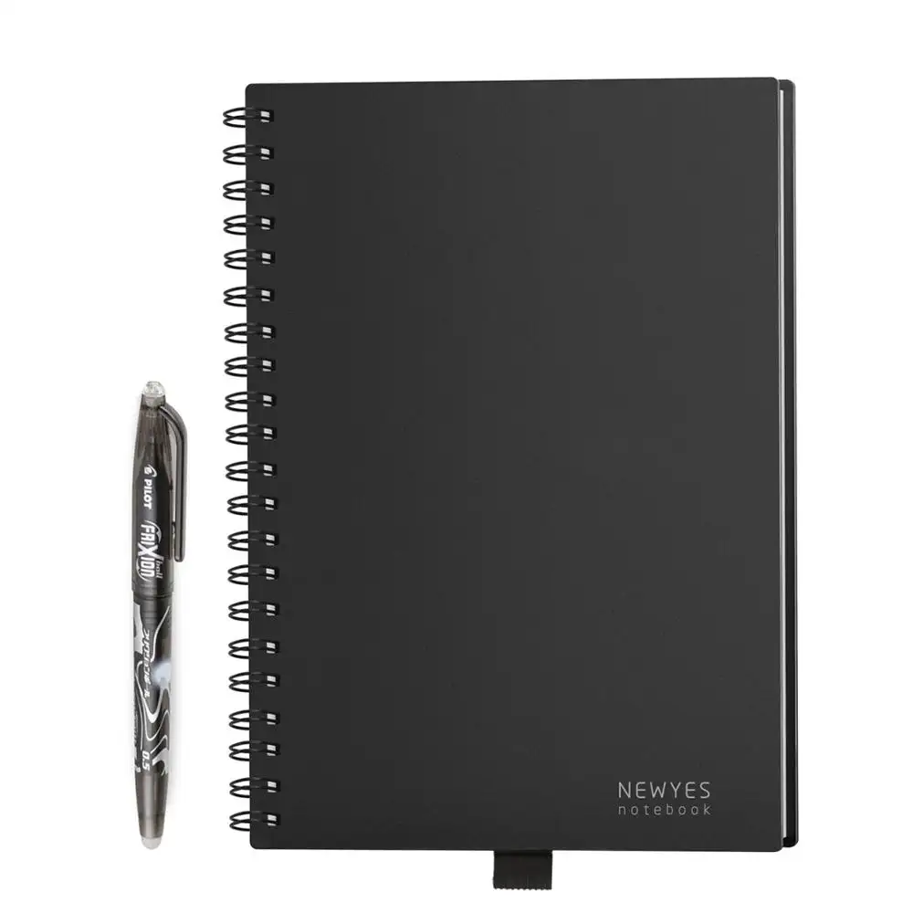 Newyes estudantes rocket book b5, tamanho quente e molhado, apagável, reutilizável, escrita, notebook inteligente