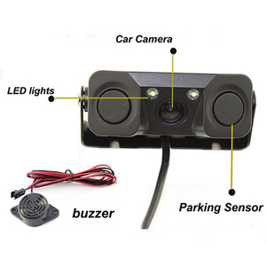 Cámara de visión trasera para coche, <span class=keywords><strong>sensor</strong></span> de aparcamiento 3 en 1, visión nocturna, marcha atrás, con <span class=keywords><strong>Sensor</strong></span> - Product Image 3
