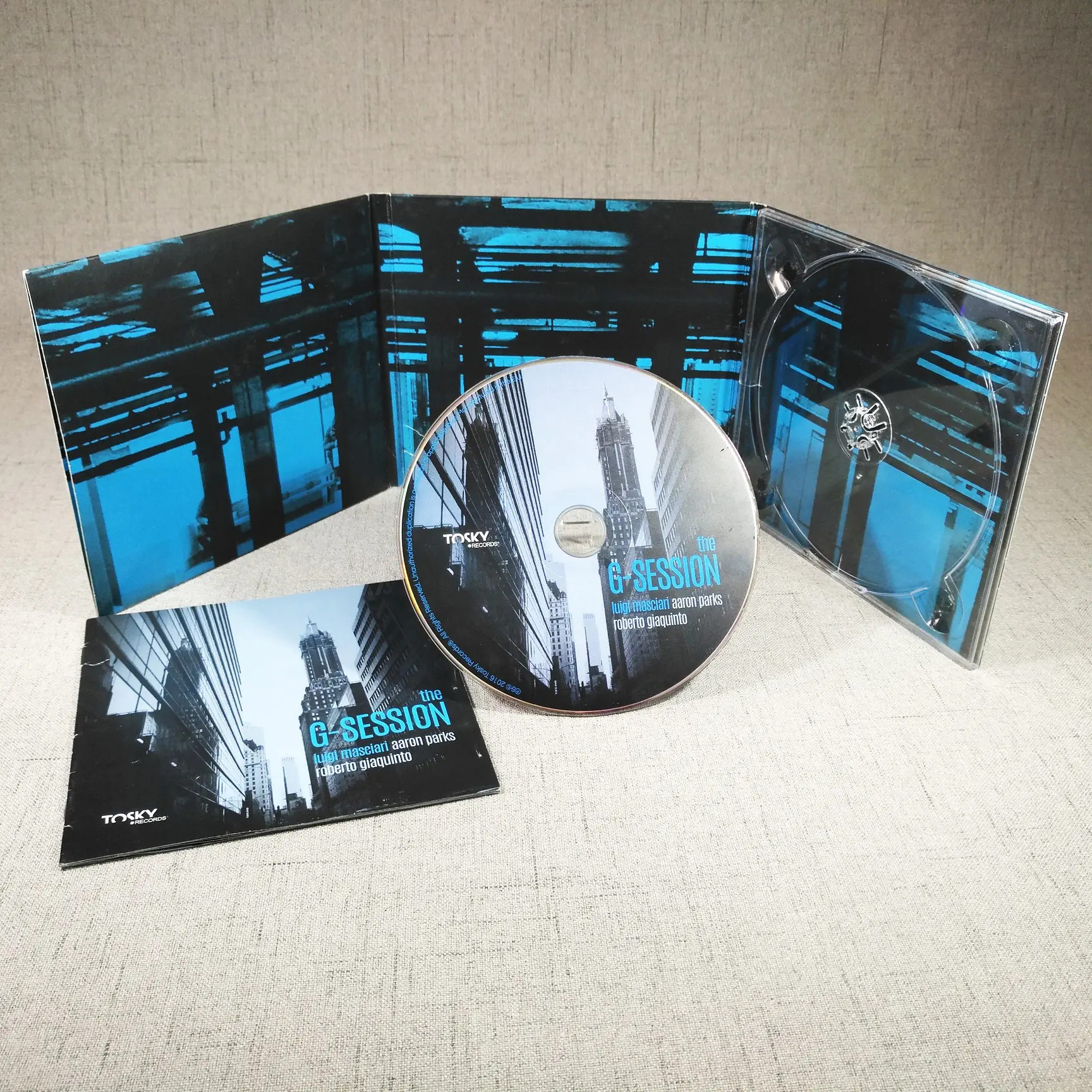 Digipak — original Album audio professionnel avec 61 pages, clips de radio portable, réplique, pour artiste