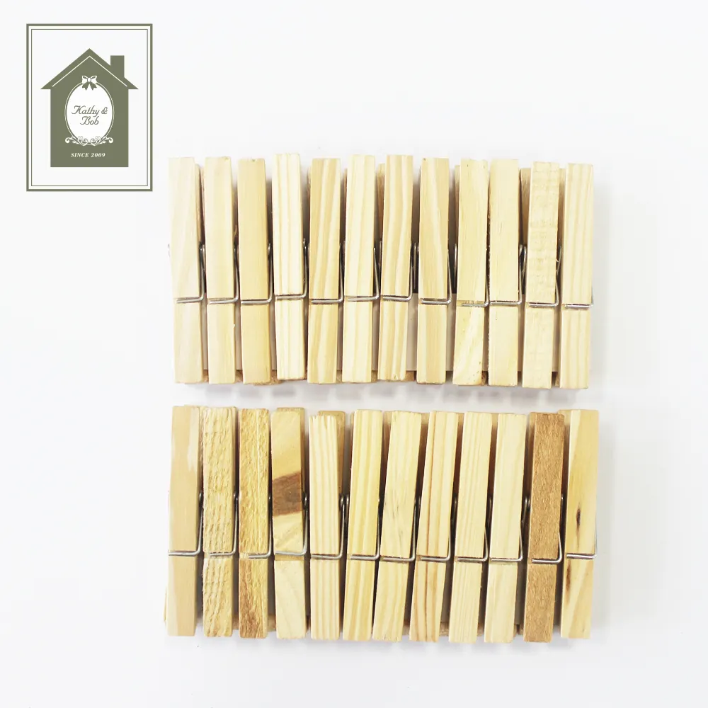 1 pince à linge en bambou naturel, Mini pin à ressort en bois, bambou, pour vêtements, épingles à linge