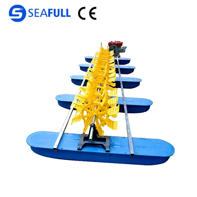 12 impeller Diesel engine fish and shrimp pond Paddle Wheel Aerator Popular In Ecuador and Colombia