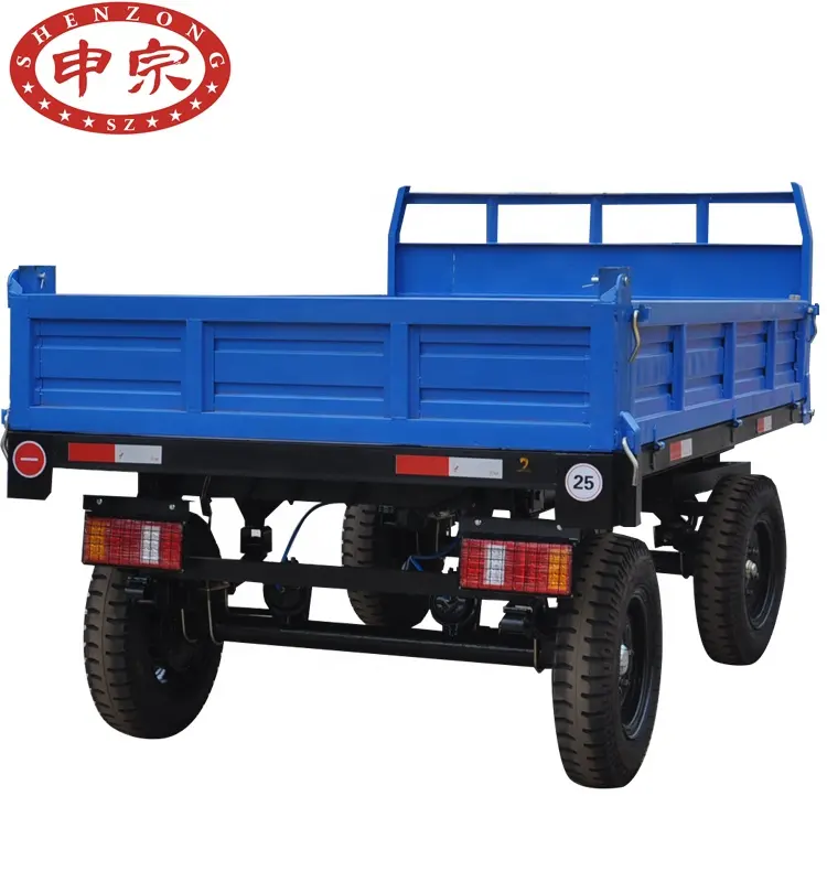 Tracteur agricole à double essieu à 4 roues, remorque de livraison à domicile, 3 tonnes