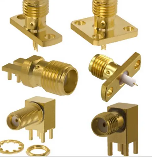 free samples SMA/SMB/SMC/SMP/N/MCX/TNC N type female male crimp clamp connector