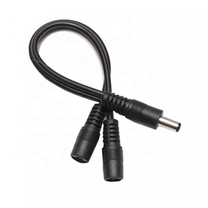 5521 DC5.5mm X <strong>2.5mm</strong> Power Plug 1 Male <strong>Jack</strong> to 2 Female Cable Y Splitter Adapter Cable - Product Image 4