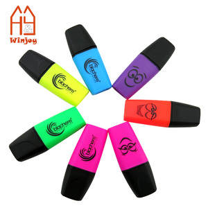 School &amp; Office Supply Mini <strong>Chisel</strong>-Tip Assorted Colors <strong>Highlighter</strong> Pen Quick-dry Fine Text Custom Logo <strong>Marker</strong> for Books, Notes