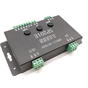 SP201E <strong>Dmx512</strong> Rgbw Addressable <strong>Led</strong> Pixel <strong>Decoder</strong> Controller PWM <strong>Output</strong> WS2812B UCS1903 TM1804 - Product Image 5