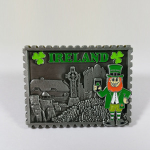 Souvenir <strong>Ireland</strong> Irish Dublin Sculpture Countryside Metal Fridge Magnet - Product Image 2