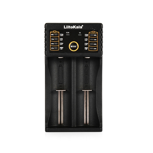 LiitoKala Lii-202具有移动电源功能的lii 202 USB智能充电器，用于镍氢锂18650 26650 18350 14500电池