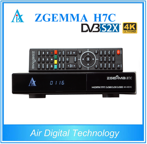 新的 4 K UHD HEVC 卫星接收器 ZGEMMA H7C 带 BCM7251S DVB-S2/S2X + s2x * DVB-T2/C 三调谐器数字电视接收机 - Product Image 2