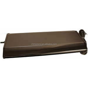 加热镜，不锈钢97809西海岸16 "X 7"，适用于国际卡车