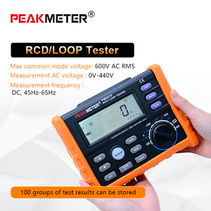 Probador de circuito eléctrico Digital, interfaz USB 2,0, RCD Loop - Product Image 2