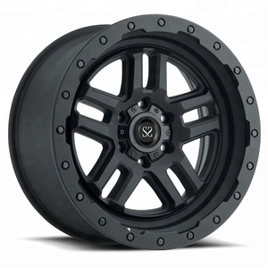 22 24英寸抛光4x4 5孔铸造铝合金越野车轮通用20英寸卡车轮辋 - Product Image 1