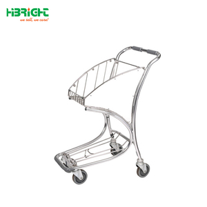 รถเข็นอลูมิเนียมสี่ล้อสำหรับรับส่งสัมภาระสนามบินสามารถปรับแต่งได้ - Product Image 2
