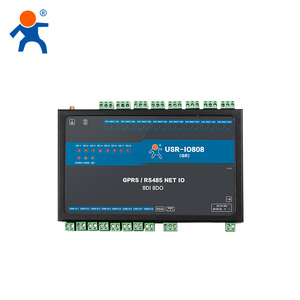 USR-IO808-GR 8 канальный цифровой сети ввода-вывода контроллер поддерживает Modbus RTU/протокол TCP - Product Image 2