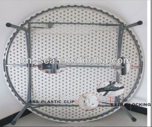 Đường Kính 2M Gấp Nhựa Ngoài Trời Bàn Tiệc Tròn Lớn (Thổi Khuôn, HDPE, Đám Cưới, Nhà Hàng, Sự Kiện) - Product Image 4