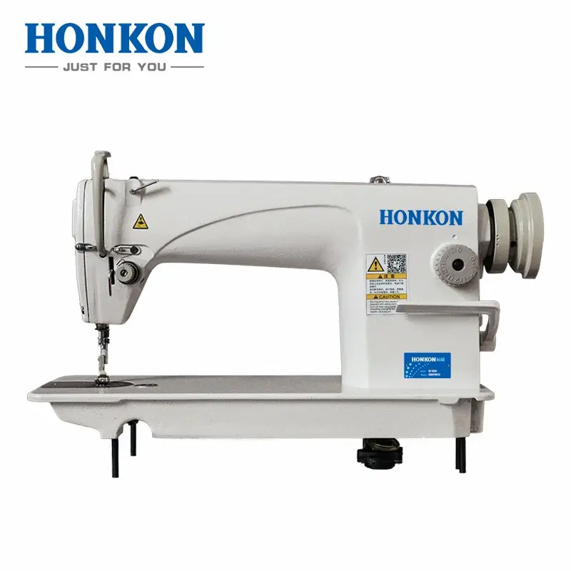 HK8700 Lockstitch Sewing Machine Industrial Electronic White HONKON Industrial Sewing Machine for Digital Printing Fab 36