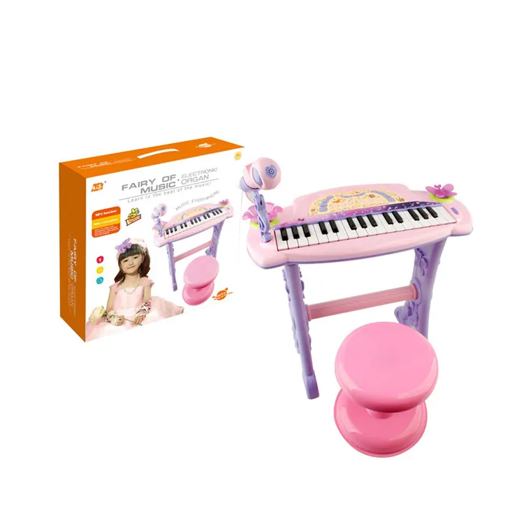 Conjunto de corpo eletrônico da música das meninas, piano de crianças