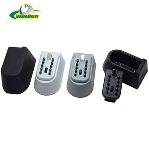 Kombination schloss mit großer Kapazität Code-Schloss Sicherer Kasten halter Schlüssel Tragbarer Safe für Familien makler Außenwand-Schlüssel box - Product Image 1