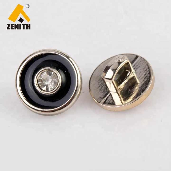 UV Plating Resin ABS Button with Eco-Friendly Shank Eco-Friendly Pearl Button BA60086