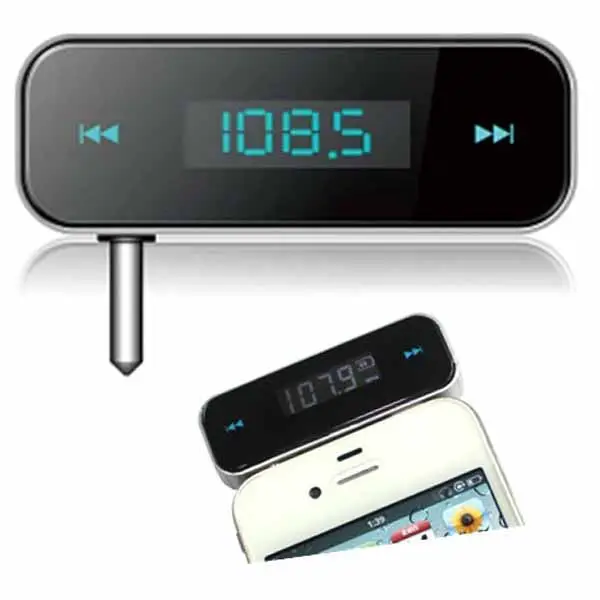3.5mm Jack FM Transmitter with Car Charger for iPhone 6 7 8 for iPhone X