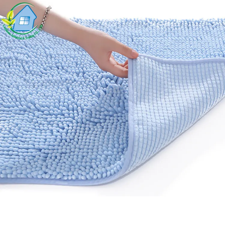 Многоцелевой домашний коврик из микрофибры для пола из синели для ванной комнаты