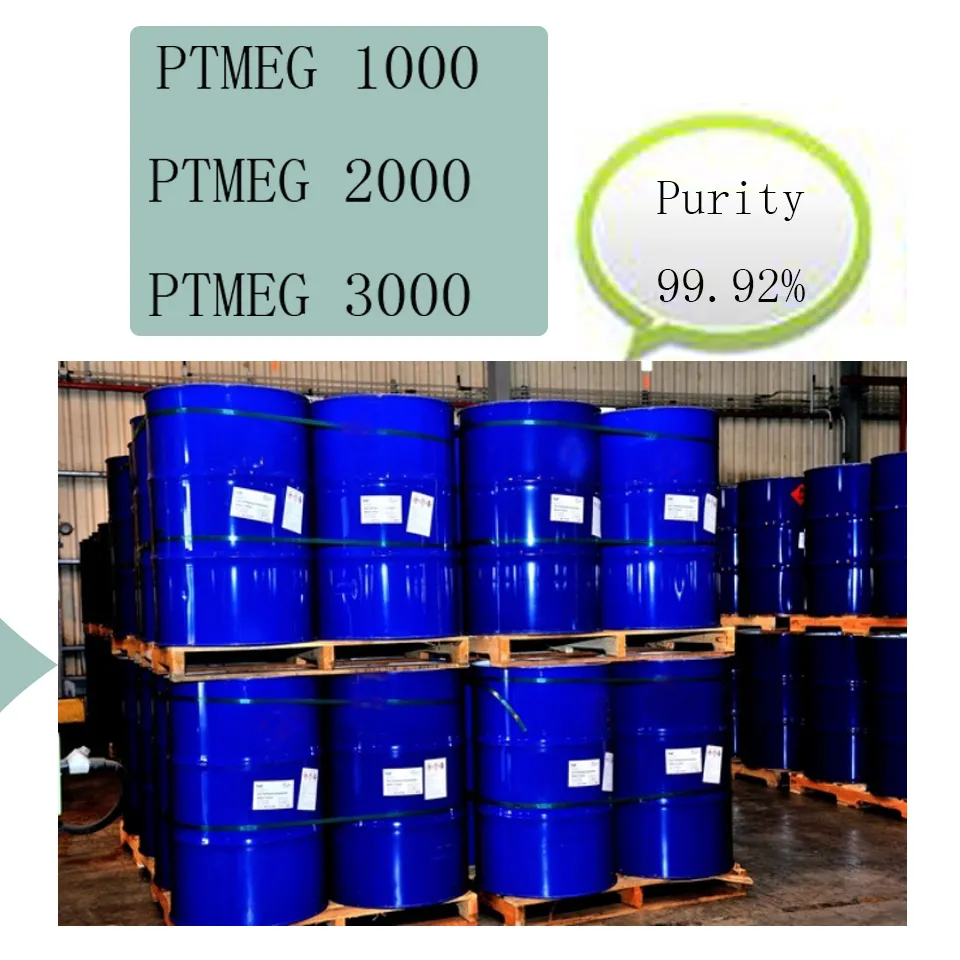 Bon prix polytétraméthylène éther Glycol furane tétrahydro-homopolymérisé priorité PTMEG 1000 2000 3000