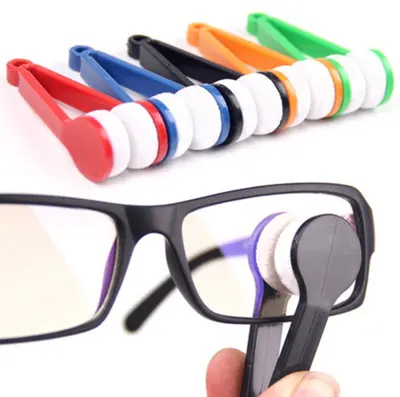 Mini de microfibra gafas limpiador de microfibra gafas de sol de gafas limpio herramientas al por mayor BY777