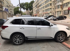 Mitsubishi Outlander 2013-2021 için ABS plastik araba arka bagaj dudak Spoiler - Product Image 2