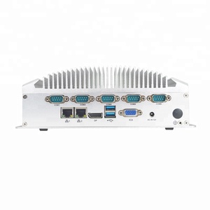 Industri IPC MFC-2300 <span class=keywords><strong>Intel</strong></span> <span class=keywords><strong>Celeron</strong></span> prosesor J3160 <span class=keywords><strong>Quad</strong></span> <span class=keywords><strong>Core</strong></span> tanpa kipas tertanam dua I211 Gigabit Ethernet port VGA + DP ganda - Product Image 1