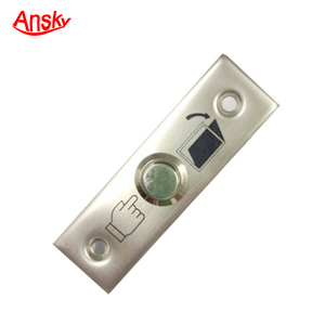 Pulsante di rilascio della porta spingere per uscire ripristinabile NO/NC/COM pannello interruttore con indicatore a LED per il controllo accessi in acciaio inox - Product Image 1