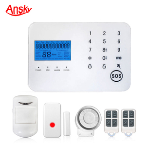 Casa inteligente remoto de dos vías de intercomunicación 12 V salida y salida de señal de relé sistema alarma de seguridad gsm