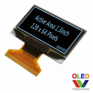 1.3 ''pollici oled 128x64 dots 30 pin di saldatura display dello schermo UG-2864KSWLG01 con IIC SPI Interfaccia parallela ssd1306 DCDC all'interno - Product Image 4