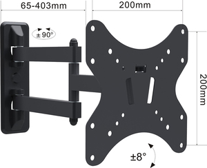 30 กิโลกรัม/66lbs โหลดความจุ 180 องศา Sivel ที่ถอดออกได้ Led TV Wall Mount - Product Image 4